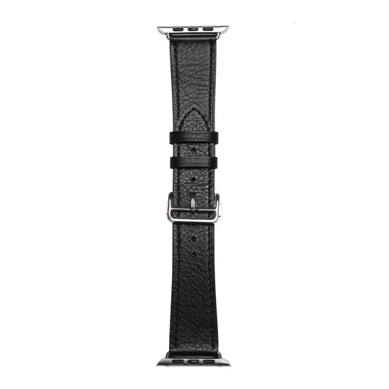 Кожаный ремешок для Apple Watch 4, 3, 2, 1, застежка-Пряжка, браслет для Iwatch 40 мм, 42 мм, 38 мм, 44 мм, ремень для одного тура