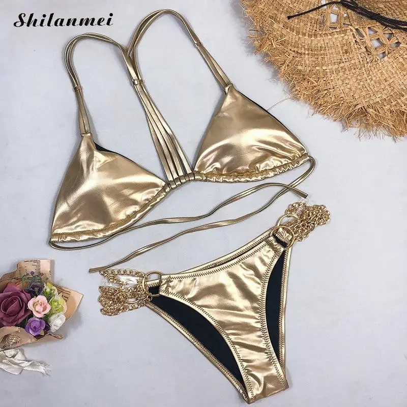 Купальники бикини набор для женщин с высокой талией пляжный купальник Femme