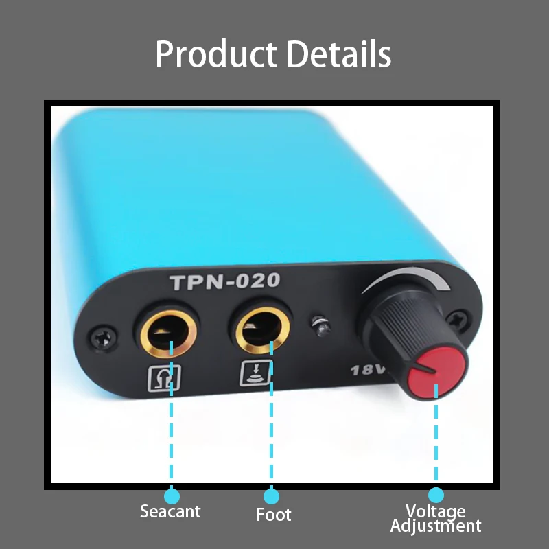 Блок питания для перманентного макияжа Миниатюрный блок тату машинки с шнуром