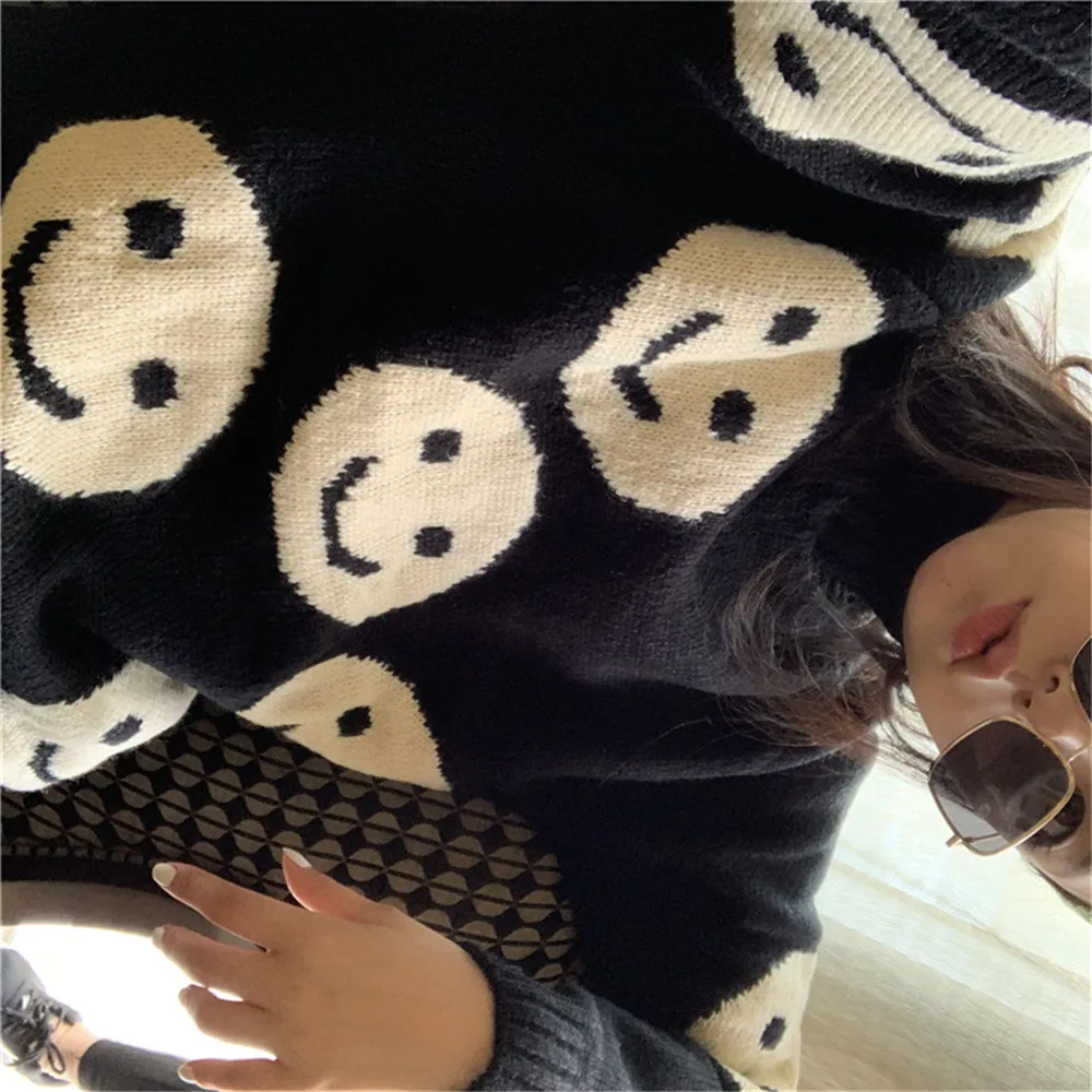 Осенне-зимний новый детский тренд для мальчиков и девочек 19 свитер с круглым