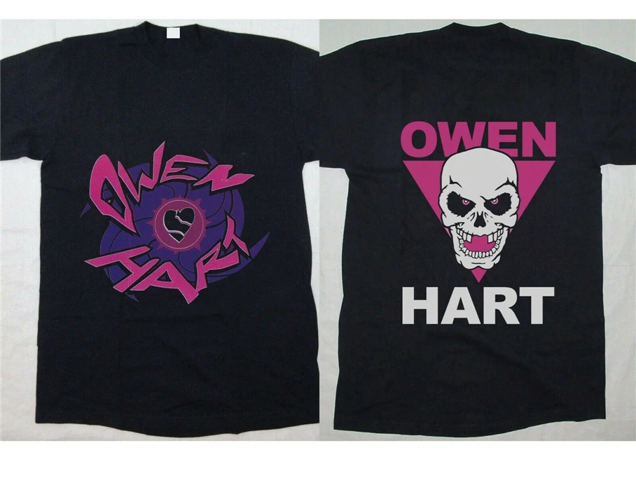 Wwf Оуэн Харт футболка винтажная новая Hart Foundation Повседневная модная с принтом |