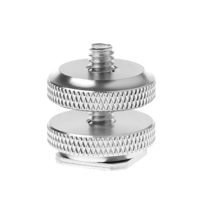 1/4 дюймовый металлический двойной штатив с гайкой Крепление Винт для вспышки