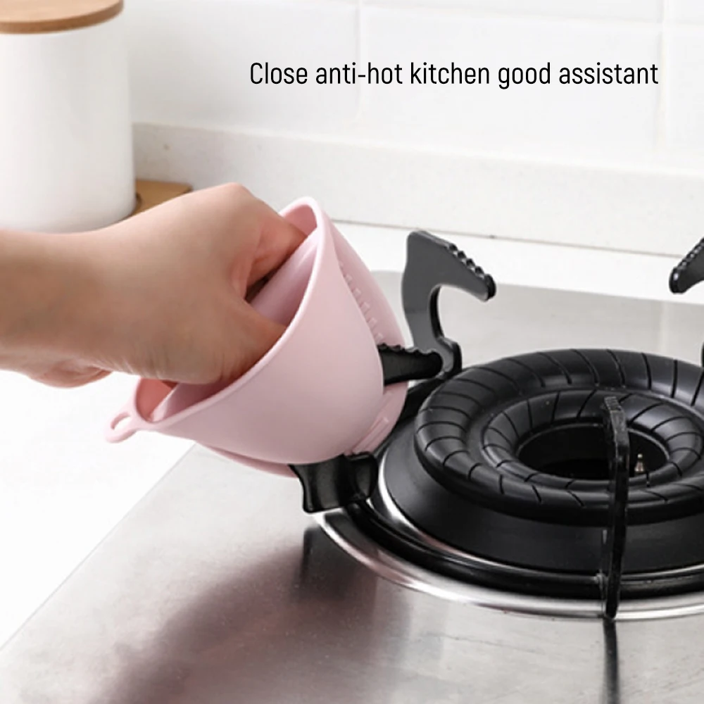 Утолщенные креативные силиконовые анти-ожоги перчатки чаша зажим изоляция для