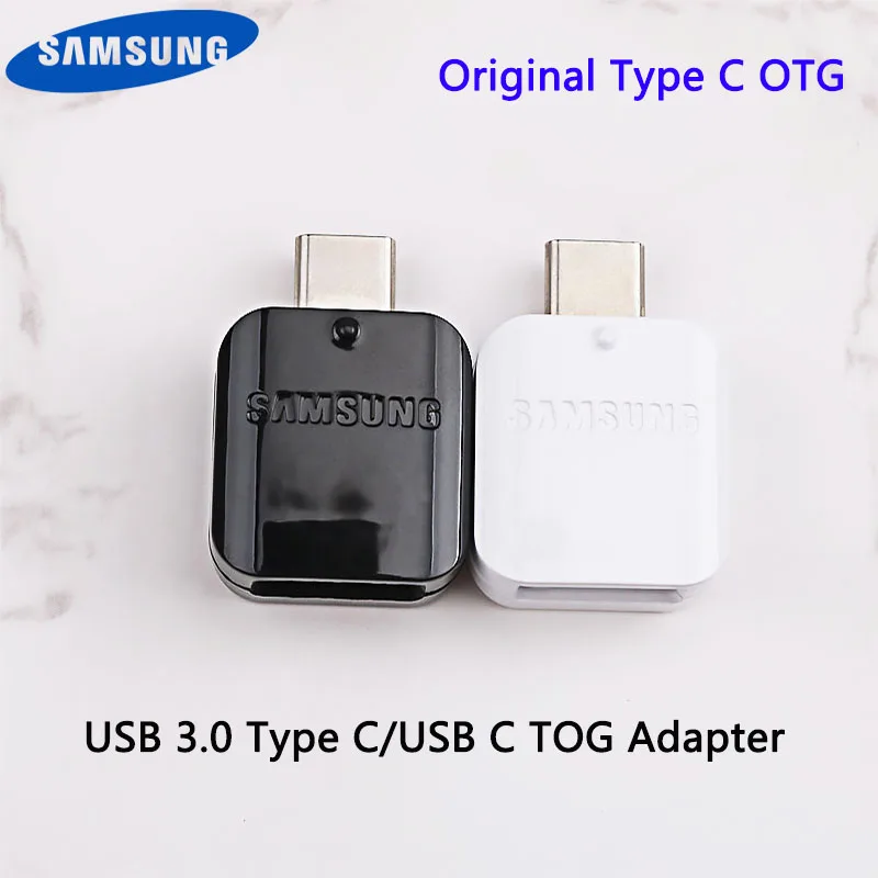 Оригинальный адаптер USB type c otg для Samsung Galaxy A70 A50 S8 S9 plus note 8 A3 A5 2017 поддержка