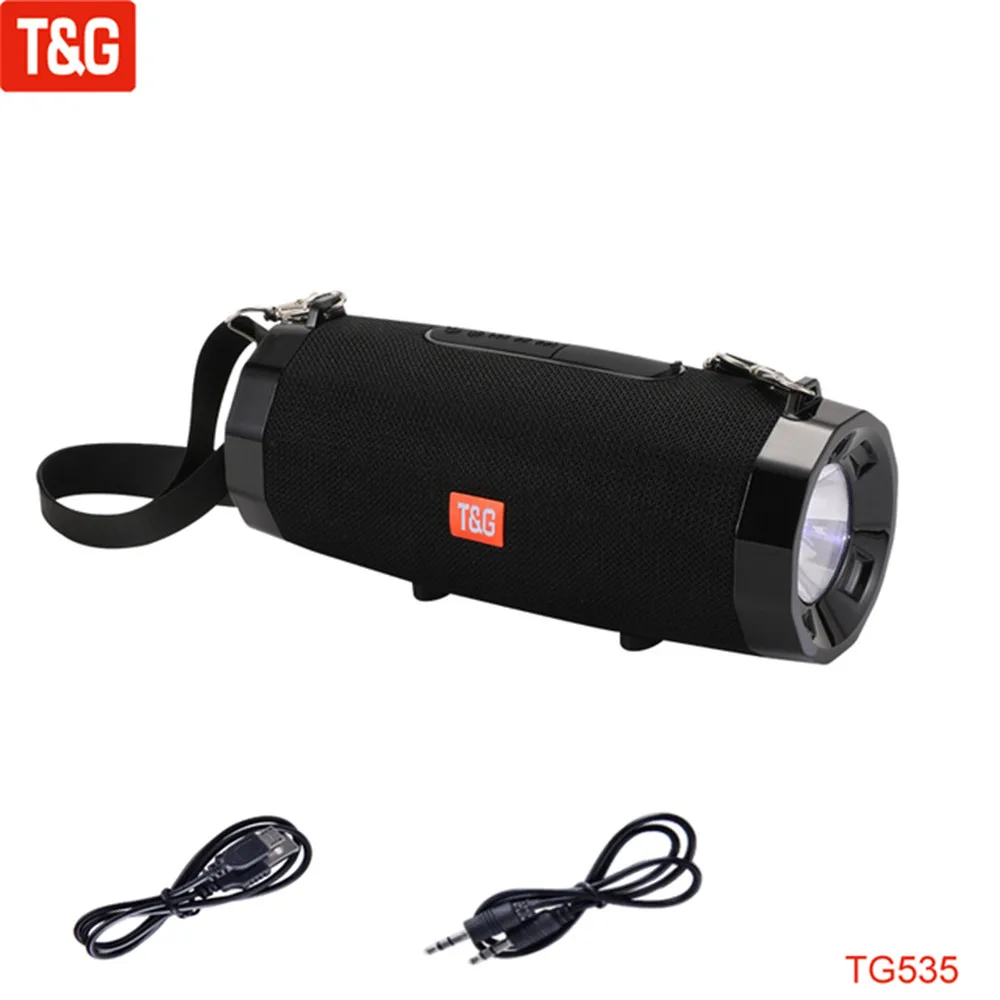 Bluetooth колонка с суперфонариком Портативная Беспроводная уличная стерео HIFI AUX TF