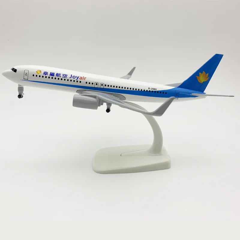 

Новинка, модель самолета 20 см из металлического сплава China JOY Air Airlines, модель самолета Боинг 737 B737, модель самолета, литый под давлением самоле...