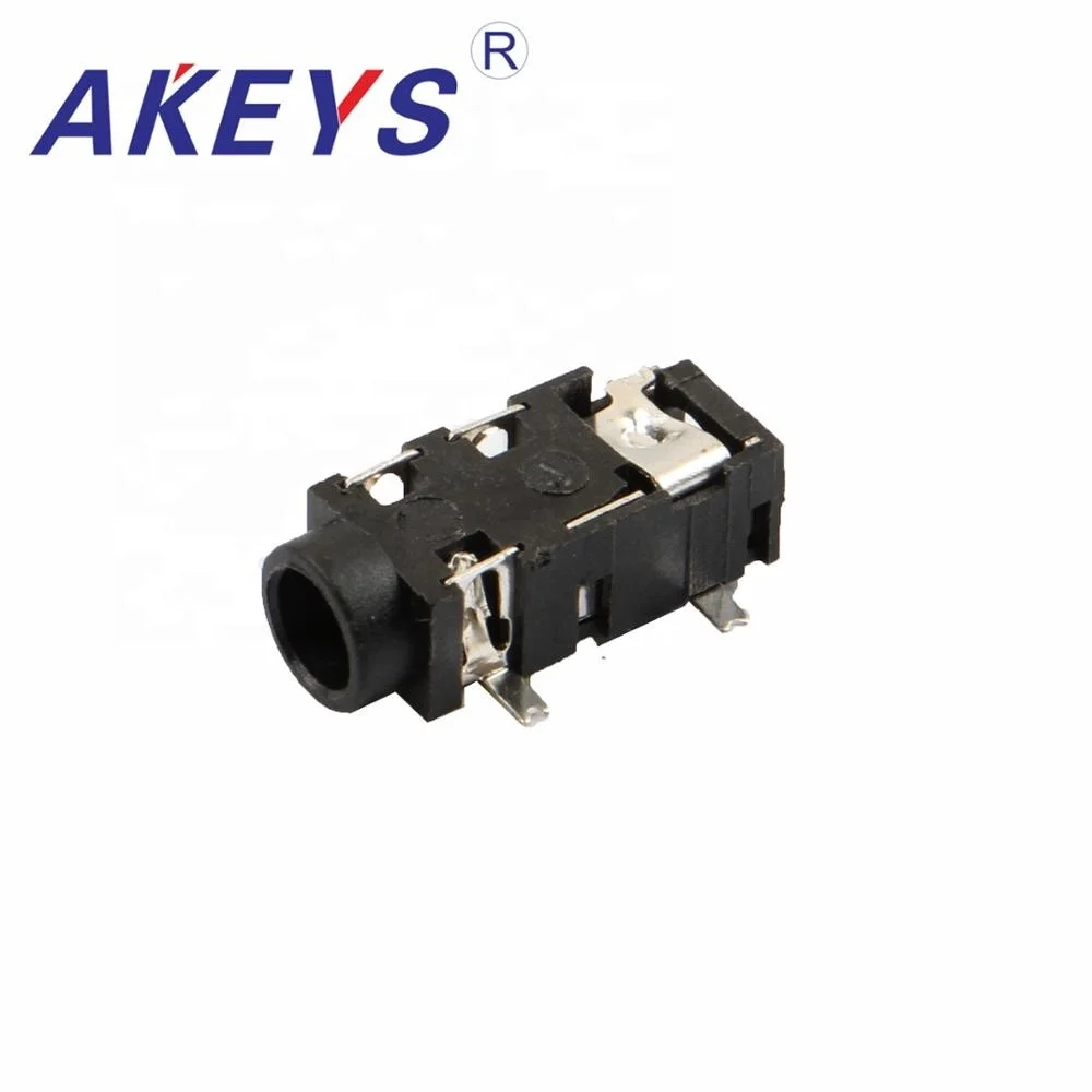 10 шт. PJ 327e Pj 327a разъем для наушников 5 Pin Вставьте 2 неподвижный штифт Диаметр 3 мм