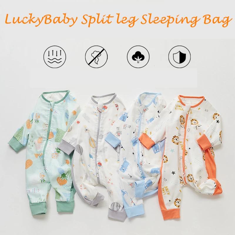

Baby Sleeping Bag 0-5Y Children Sleepwear Pajamas Summer Air-conditioned Room Swaddles