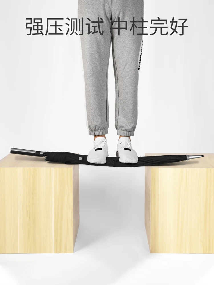 Offerte Ombrello Automatico Lungo Da Uomo Impermeabile Da Viaggio Di Lusso Portatile Doppio Grande Ombrello Da Golf Antivento Grande Attrezzatura Da Pioggia Per Esterni DA60YS