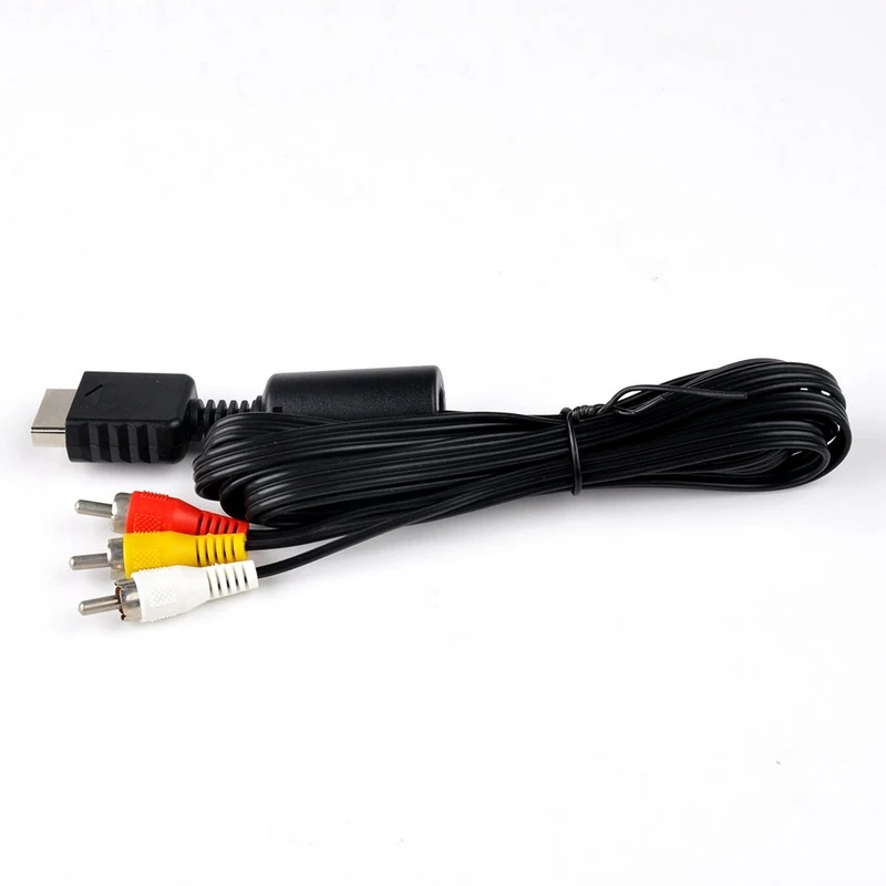 1pc 1.8M RCA TV Cable AV lead Sound Audio Video for Sony Playstation 2 3 PS2 PS3 4 Composite Adapter Converter Cord | Электроника