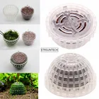 50 шт. шар из Моха, Очищающий аквариум, минеральный камень, подвешенный плавающий аквариум, аквариумный Хрустальный живой держатель для выращивания растений