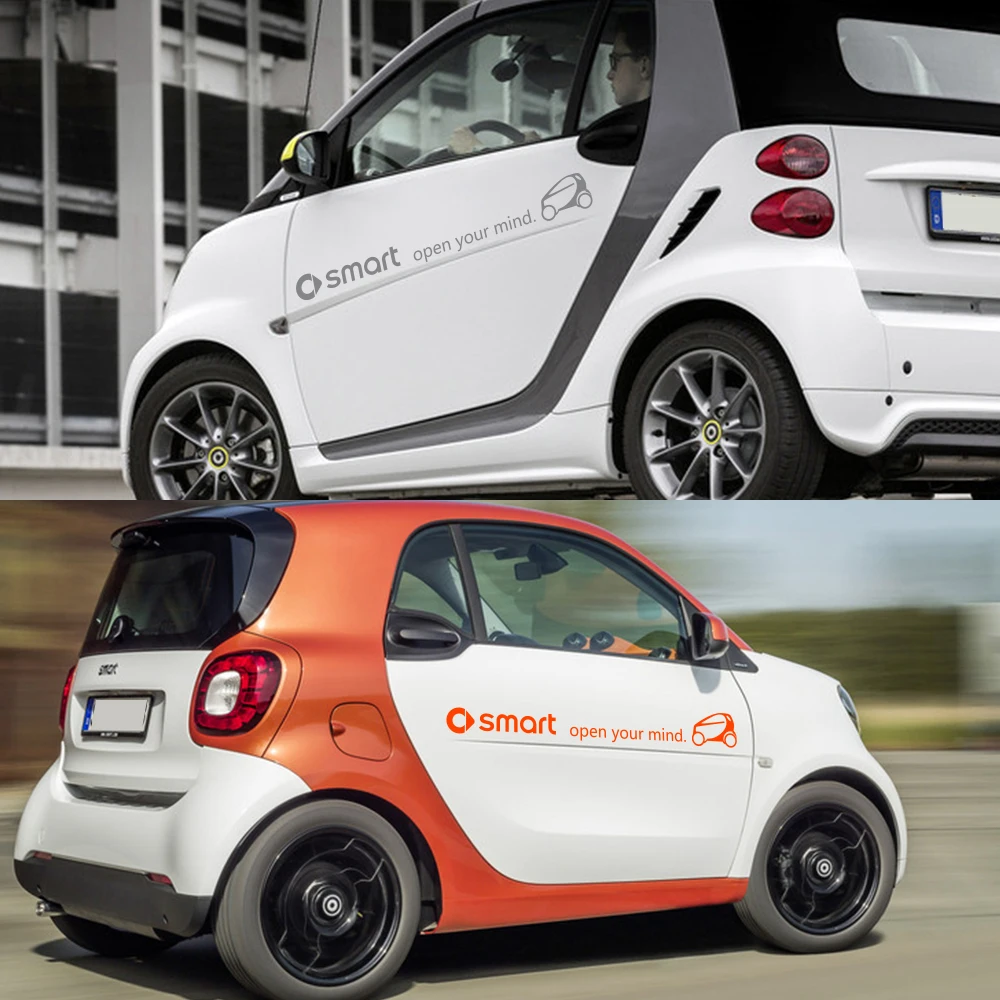 2 шт. автомобильные наклейки на дверь боковые автомобили виниловая пленка сделай