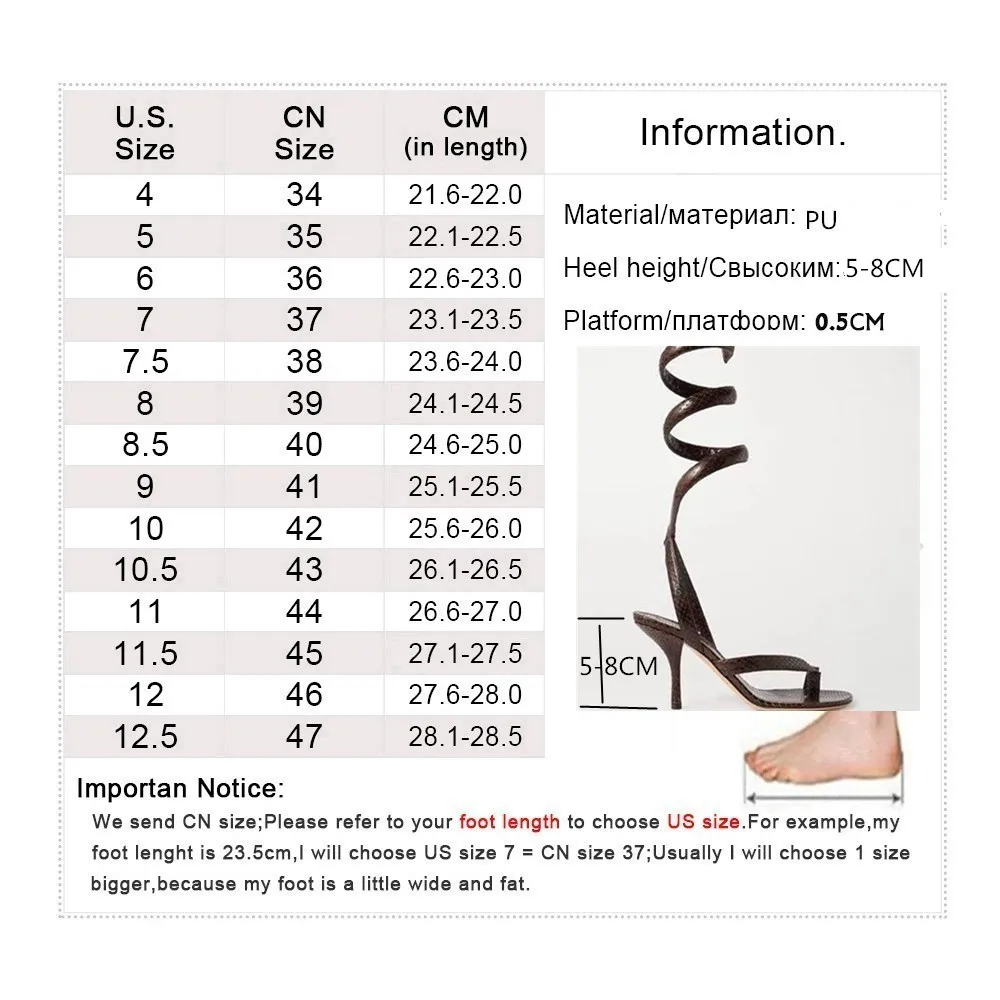 Сандалии Женские однотонные со змеиным принтом удобные Босоножки с открытым