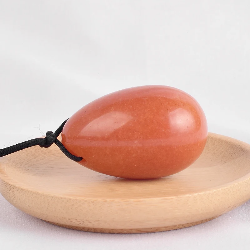 Восстановление после рождения Просверленный Природный Красный Авантюрин Yoni