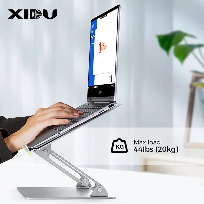 xidu aluminum alloy adjustable laptop stand folding portable for macbookxiaomihuawei notebook computer bracket cooling holder free global shipping
