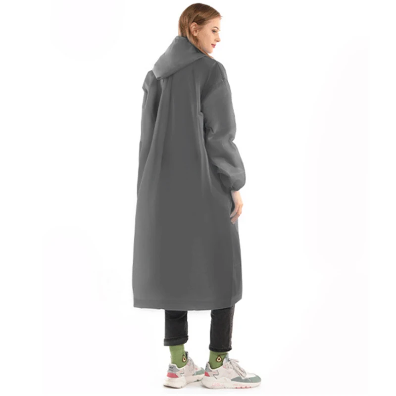 2021 Raincoat Women Men Impermeable Thickened Waterproof Tourism Outdoor Hiking Rain Poncho Hooded Coat | Дом и сад