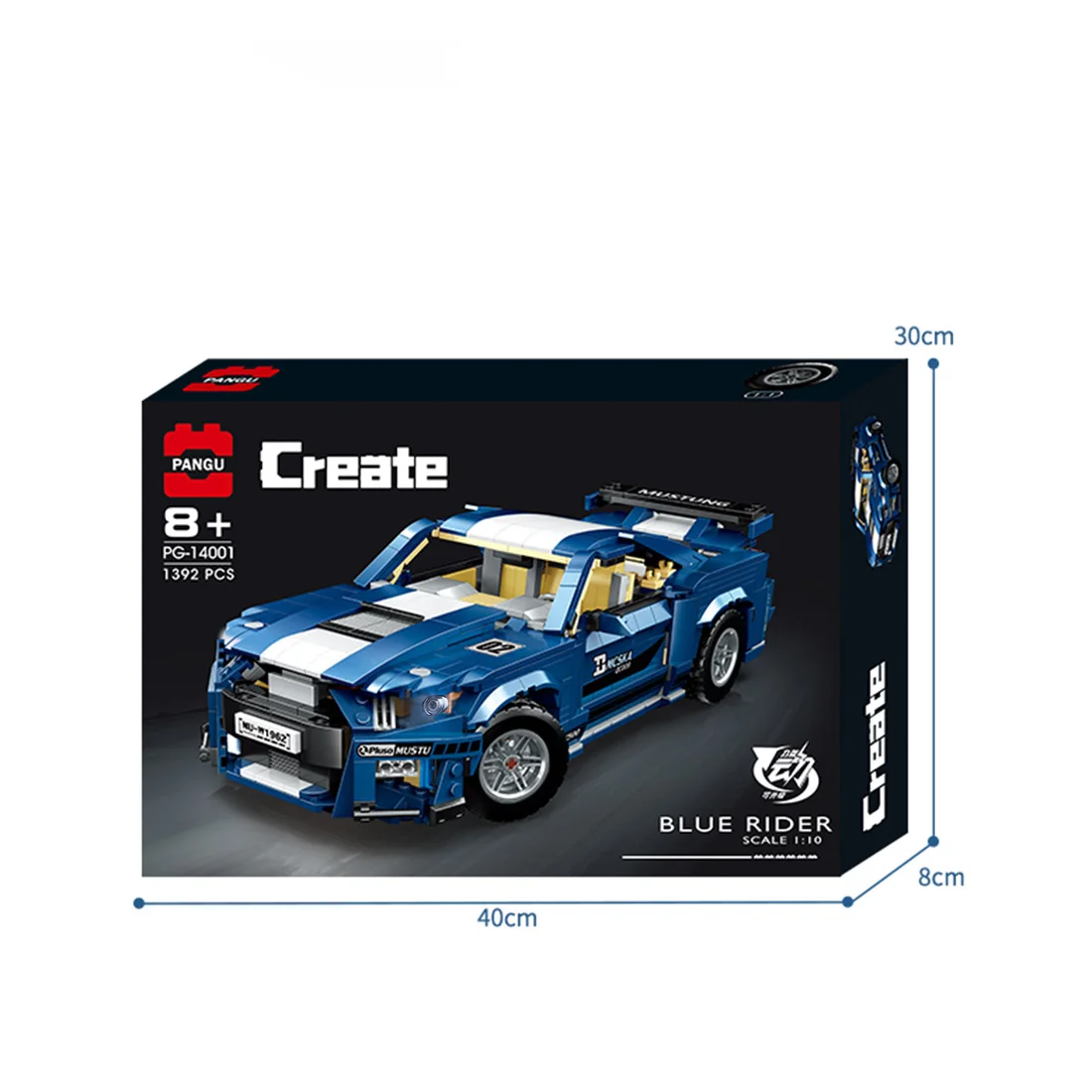 

1623Pcs Static Version MOC 1:10 Sports Car Bricks Small Particle DIY Building Block Model Stem Toy Educational Toys Gifts