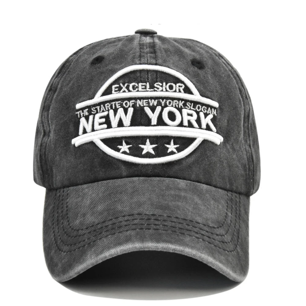 Бейсболка унисекс с вышивкой Три звезды из хлопка | Аксессуары для одежды