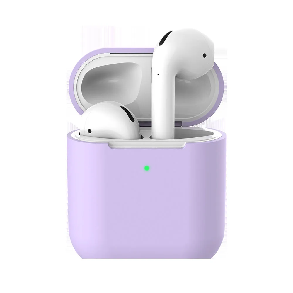 qianziTC2dai Чехол для наушников Apple AirPods 2 силиконовый чехол беспроводной Bluetooth наушники Air Pods Чехол защитный для AirPod Silm чехол - Цвет: qianziTC2dai