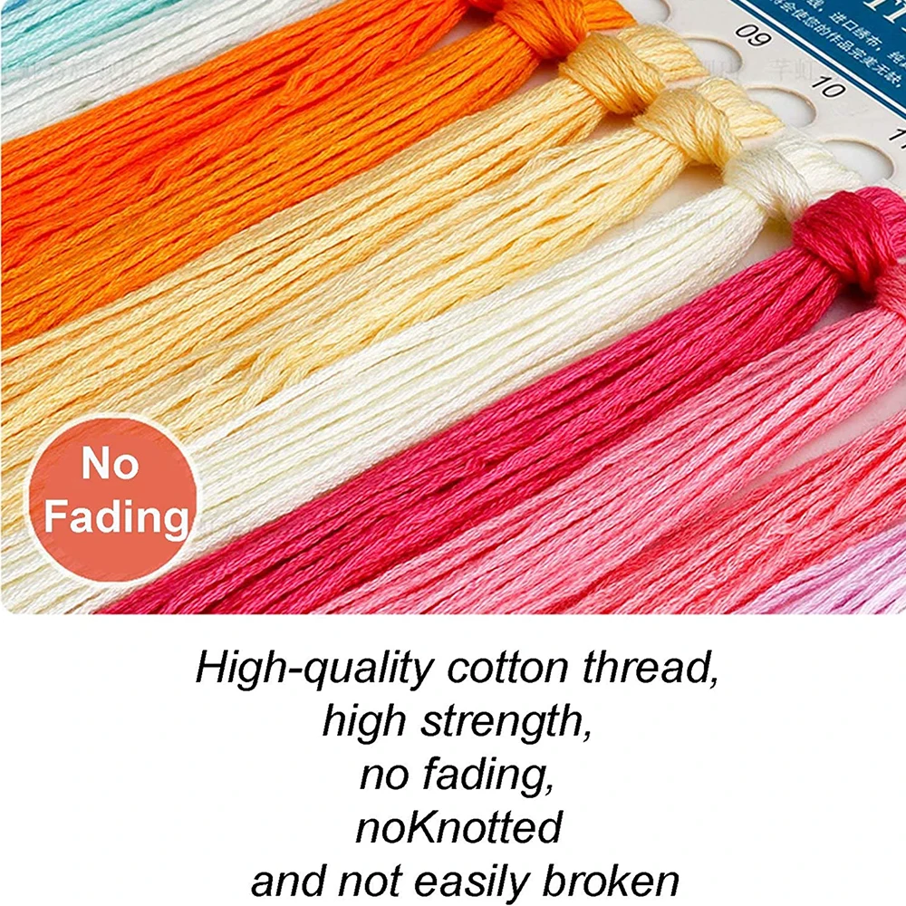 Набор для рукоделия вышивки крестом из хлопка или шелка 11 карат - купить по