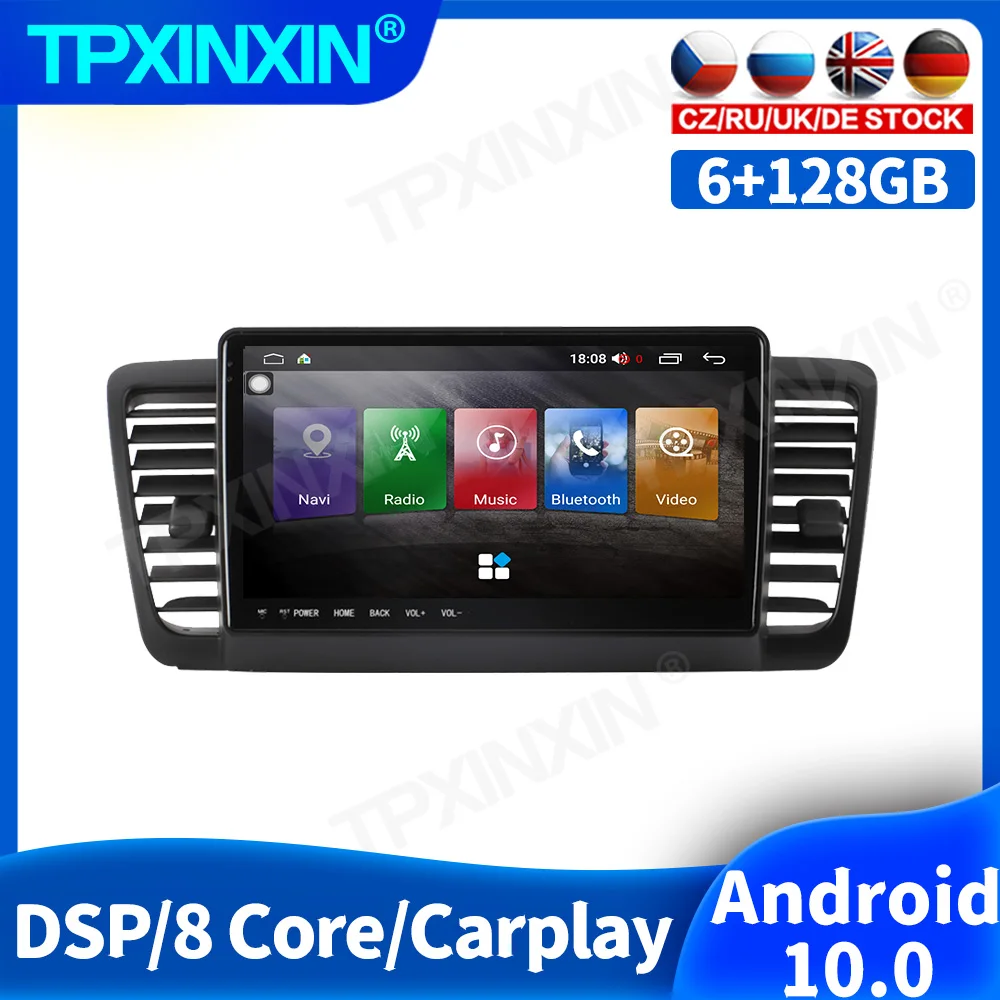

128GB Android 10.0 For Subaru Outback 3 Legacy 4 2003 - 2009 Car Radio Multimedia Video Player Navigation GPS Auto 2din no DVD