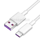 Кабель USB-C, 20шт., 5A, быстрая зарядка для Samsung Galaxy S8, S9, Huawei P20 Mate 10, 20