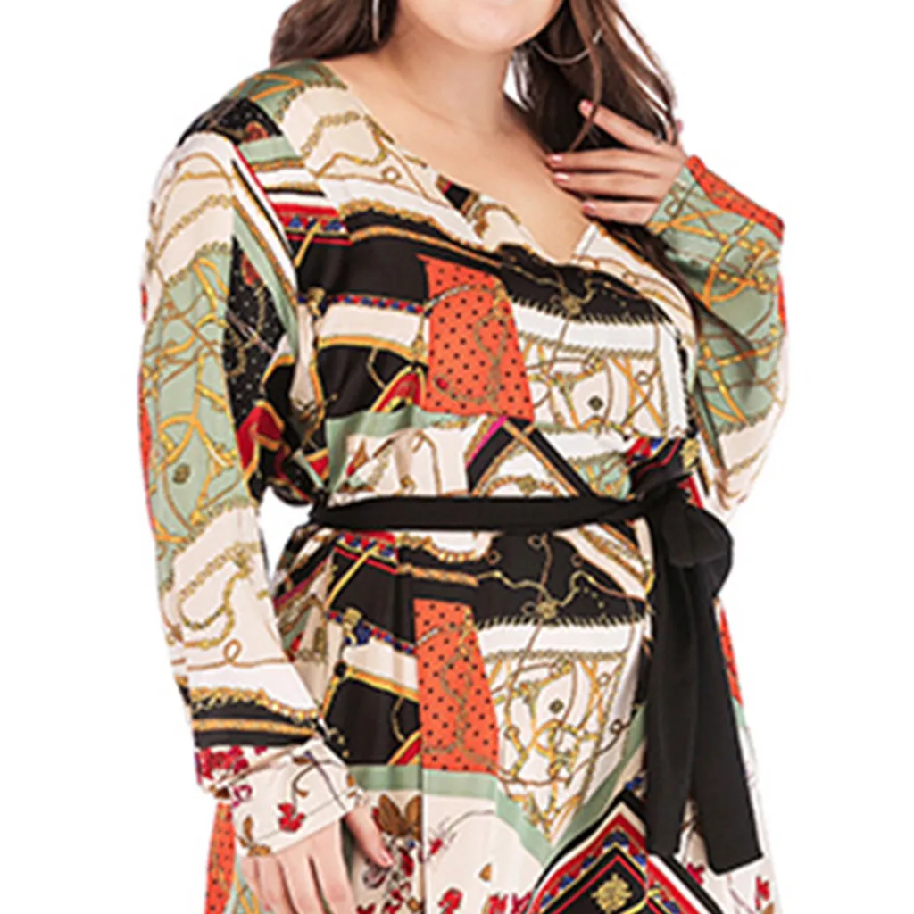 Женское длинное платье с цветочным принтом в стиле бохо|Женские платья| |