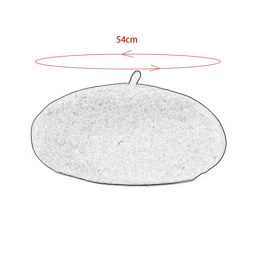 

2020 Spring Autumn Vintage Women Berets Wool Solid Color Girls Beret Hat Female Bonnet Caps Painter style hat Big Sale