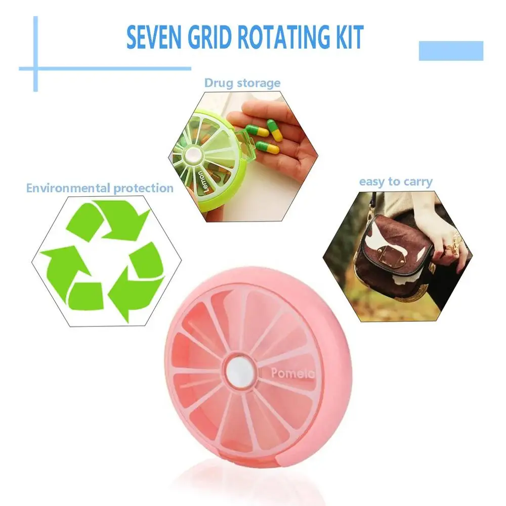 7 дневная таблетка диспенсер органайзер чехол с 28 квадратами таблетки коробка