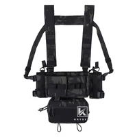 krydex tactical mk3 chest rig multicam black spiritus plate carrier vest w 5 56 223 magazine pouch for airsoft hunting military