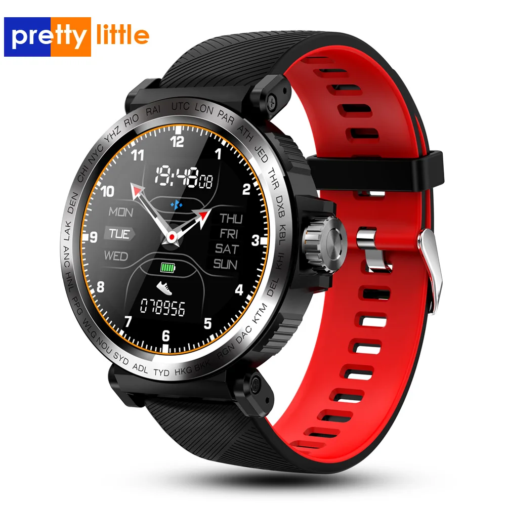 Смарт часы S18 мужские с сенсорным экраном IP68 Пульсометром|Смарт-часы| |