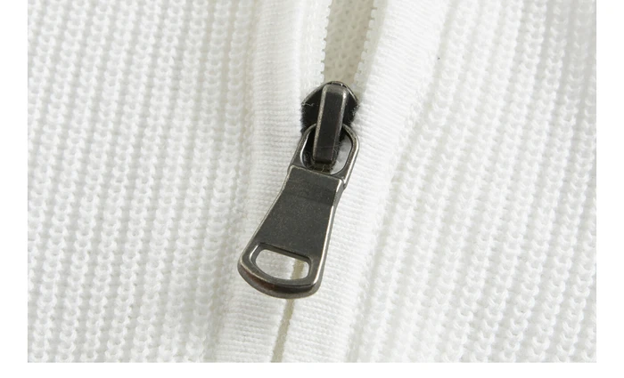 Giordano мужские свитера Mockneck половина Placket контрастный вязаный свитер молния муха Легкий эластичный мужской s свитера для 90059877