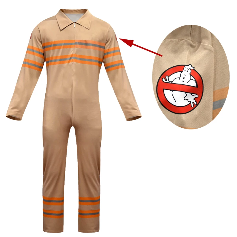 Детские Ghostbusters комбинезоны Косплэй костюм детская рубашка для мальчика и