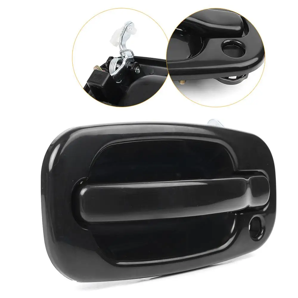 LUCKMART Auto Car Front Outside Door Handle Cover Trim Textured Black Driver Side Suitable For Silverado # 15034985 Styling | Автомобили и