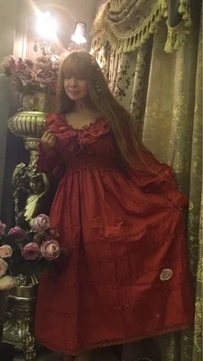 Сексуальное длинное платье, хлопковая ночная рубашка, свадебная ночная рубашка с длинными рукавами, ночная рубашка для женщин, королевское Дворцовое платье, ночные рубашки