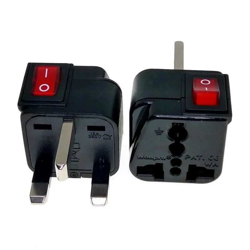 Адаптер-переходник с главным переключателем Wonpro Великобритания ЕС Швейцария