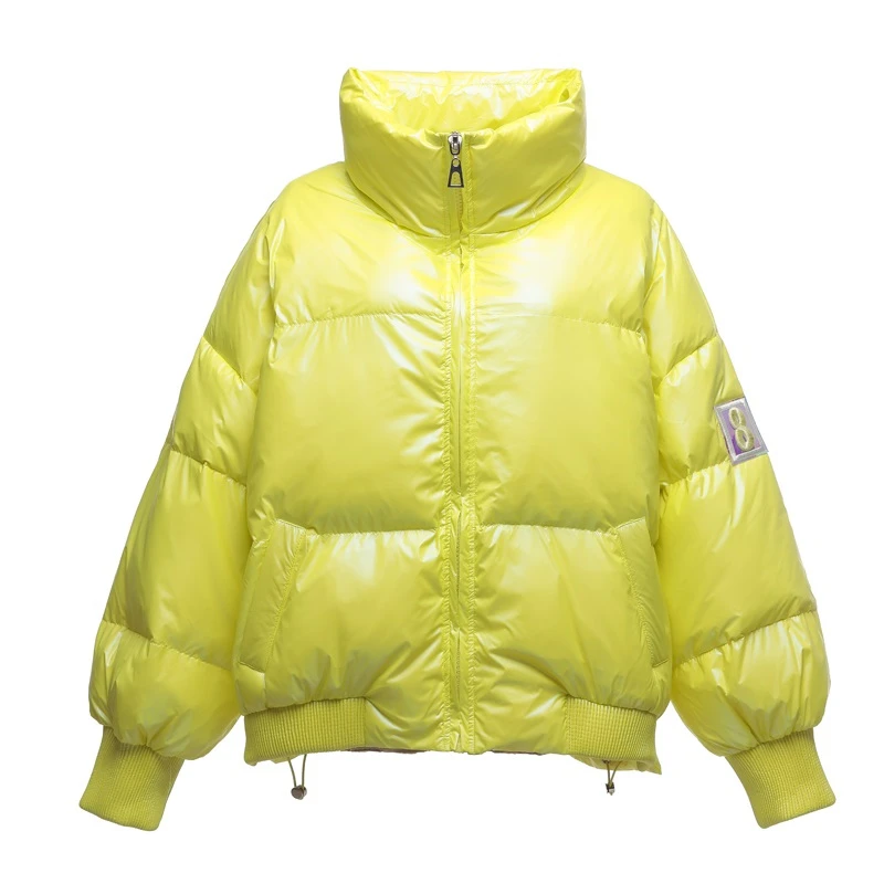 

Unua amo Oversized Winter Jacket Women Puffer Parka 2020 Fashion Glossy Waterproof Casual Thick Warm Down Padded Coat