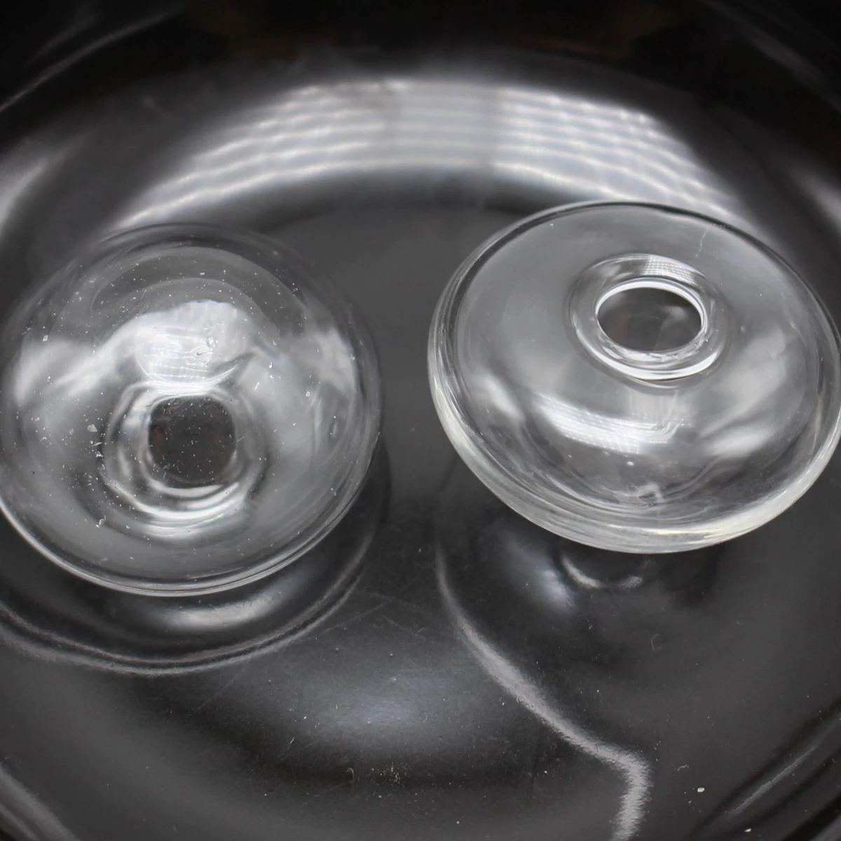 10 прозрачных пустых стеклянных купольных кабошонов 1/2 глобус Бутылка 24 мм|dome