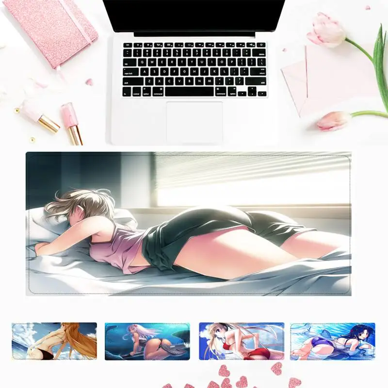

Акция, игровой коврик для мыши с аниме сексуальной девушкой, игровой коврик для клавиатуры, Настольный коврик для мыши, игровые аксессуары д...