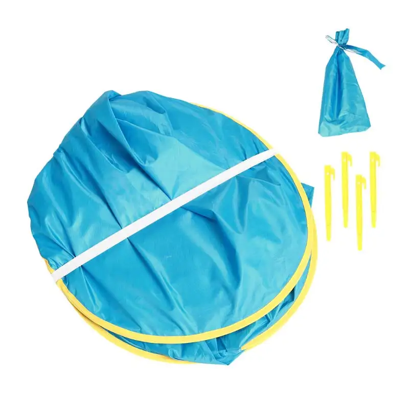 Детская Пляжная палатка водонепроницаемый тент с защитой от УФ-лучей бассейном
