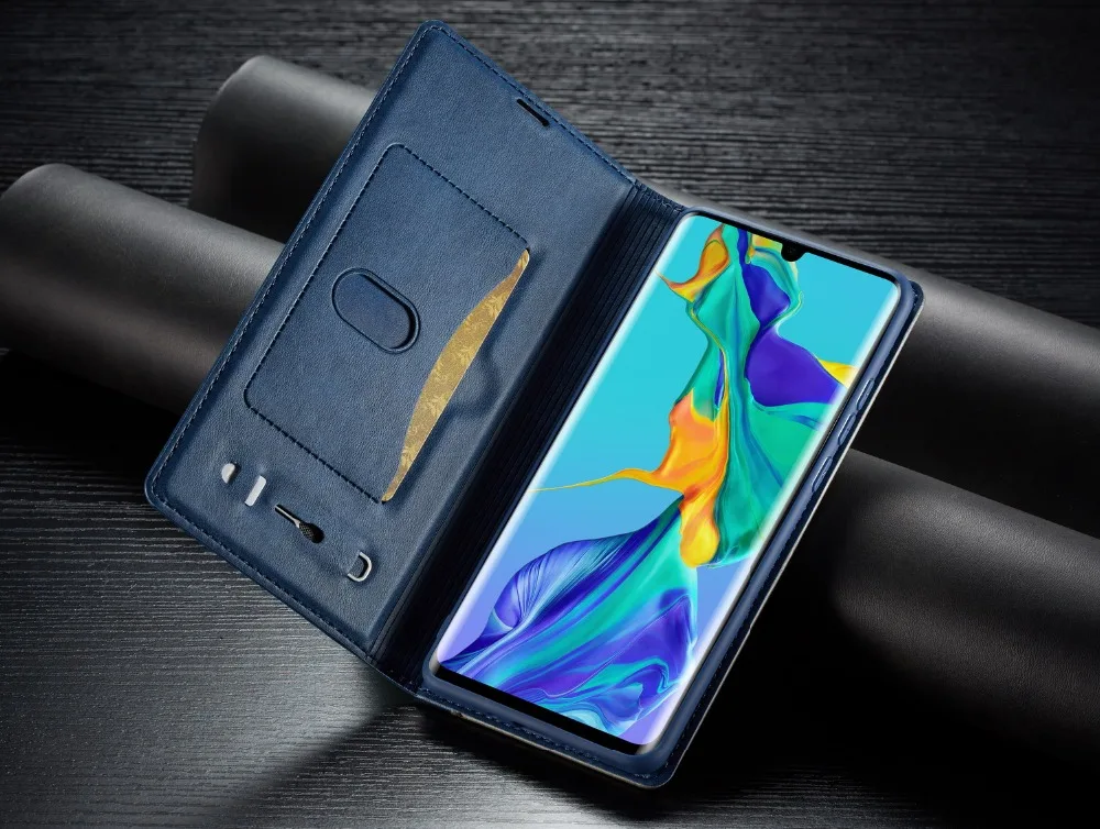 Магнитный флип-чехол для телефона Fundas для huawei P30 P30pro чехол из искусственной кожи держатель для карт для huawei p20 p20pro чехол TPU чехол