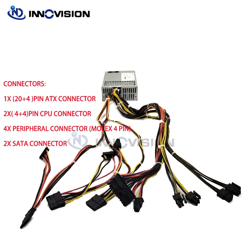 Улучшенный ENH1940 400W 1U Стандартный 80PLUS бесшумный источник питания