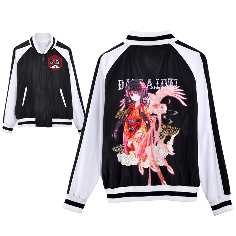 

DATE A LIVE Yoshino Tokisaki Kurumi Winter coat baseball uniform Animation peripherals Cosplay Plush Doll Gift