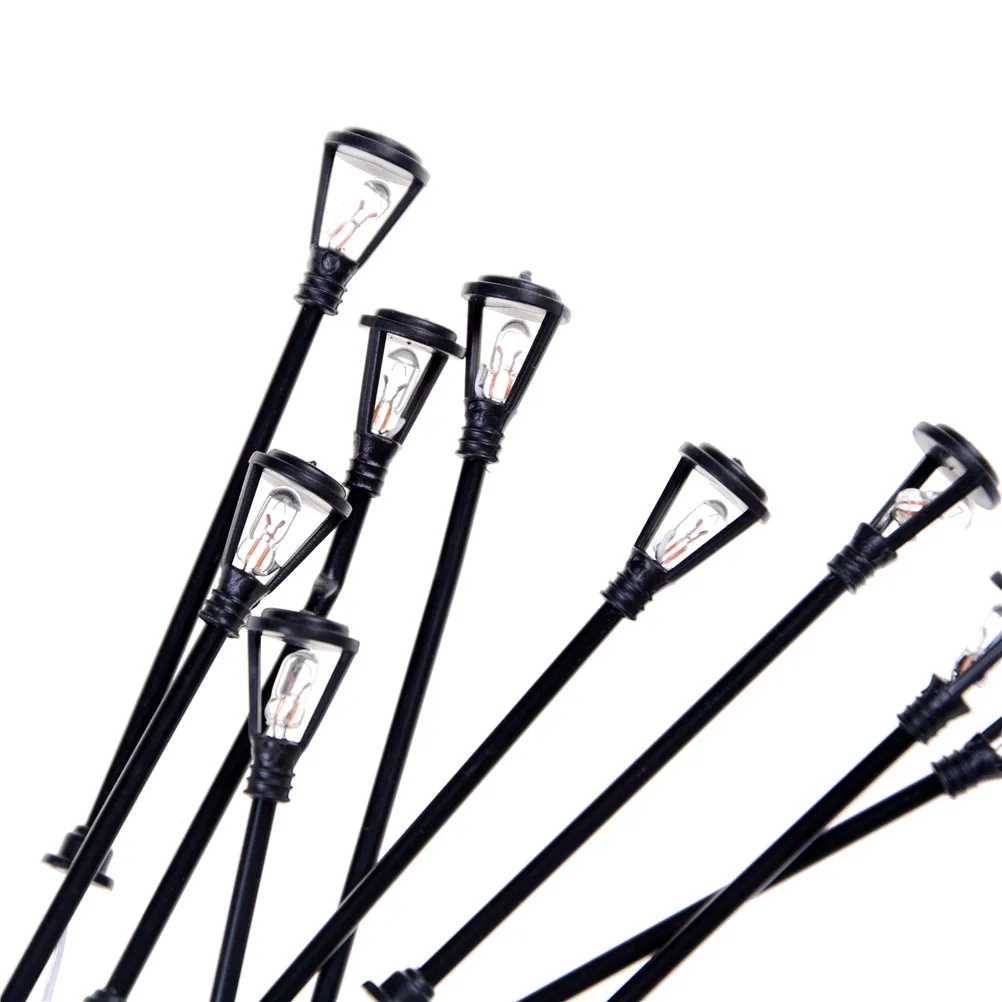 10 шт. садовые лампы масштаб 1:100|Статуэтки и миниатюры| |