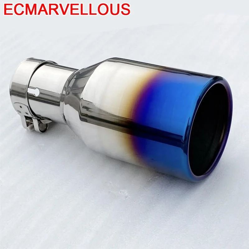 

Wydechu Echappement Voiture Cutout Cola De Escape Coche Tail Throat Tip Exhaust Terminale Scarico Auto Universal Car Muffler
