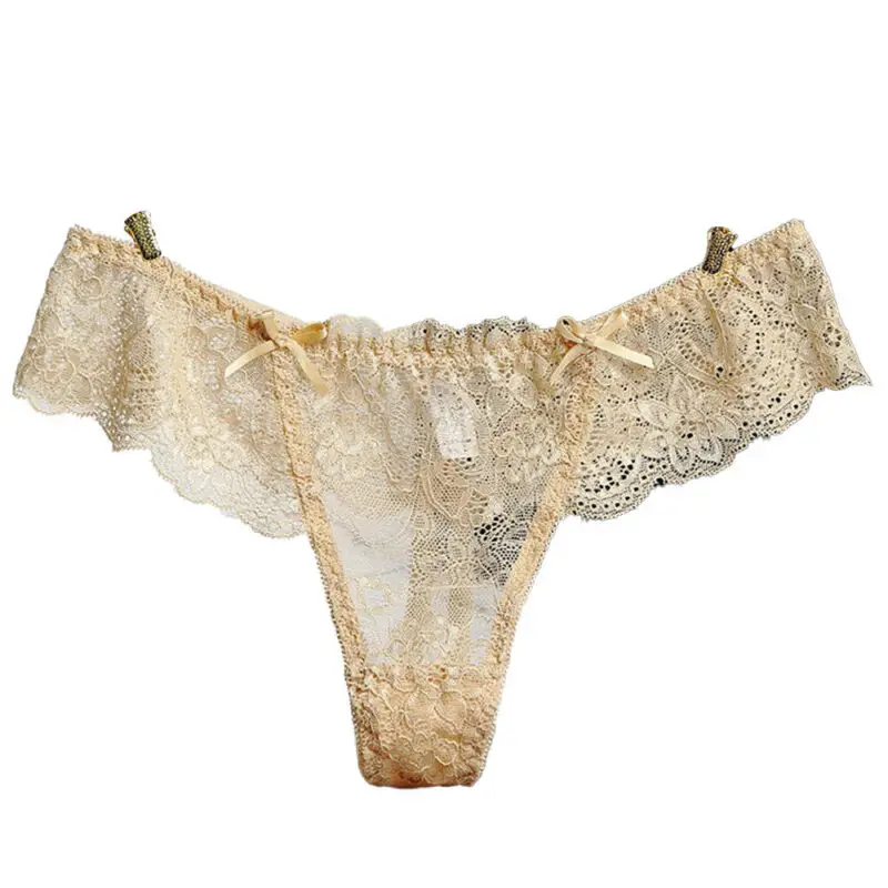 

Womens Lace Mesh Sheer G-String Thongs Ladies Sexy Underwear Panties Knickers