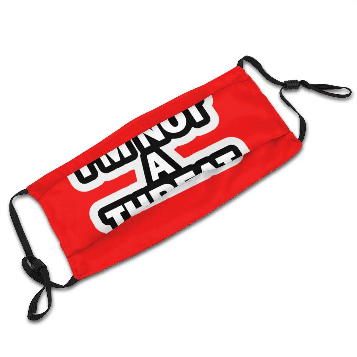 

Dust Mask I'm Not A Threat Mouth Face Respirator for Adult Kids Washable Anti Pollution Filter