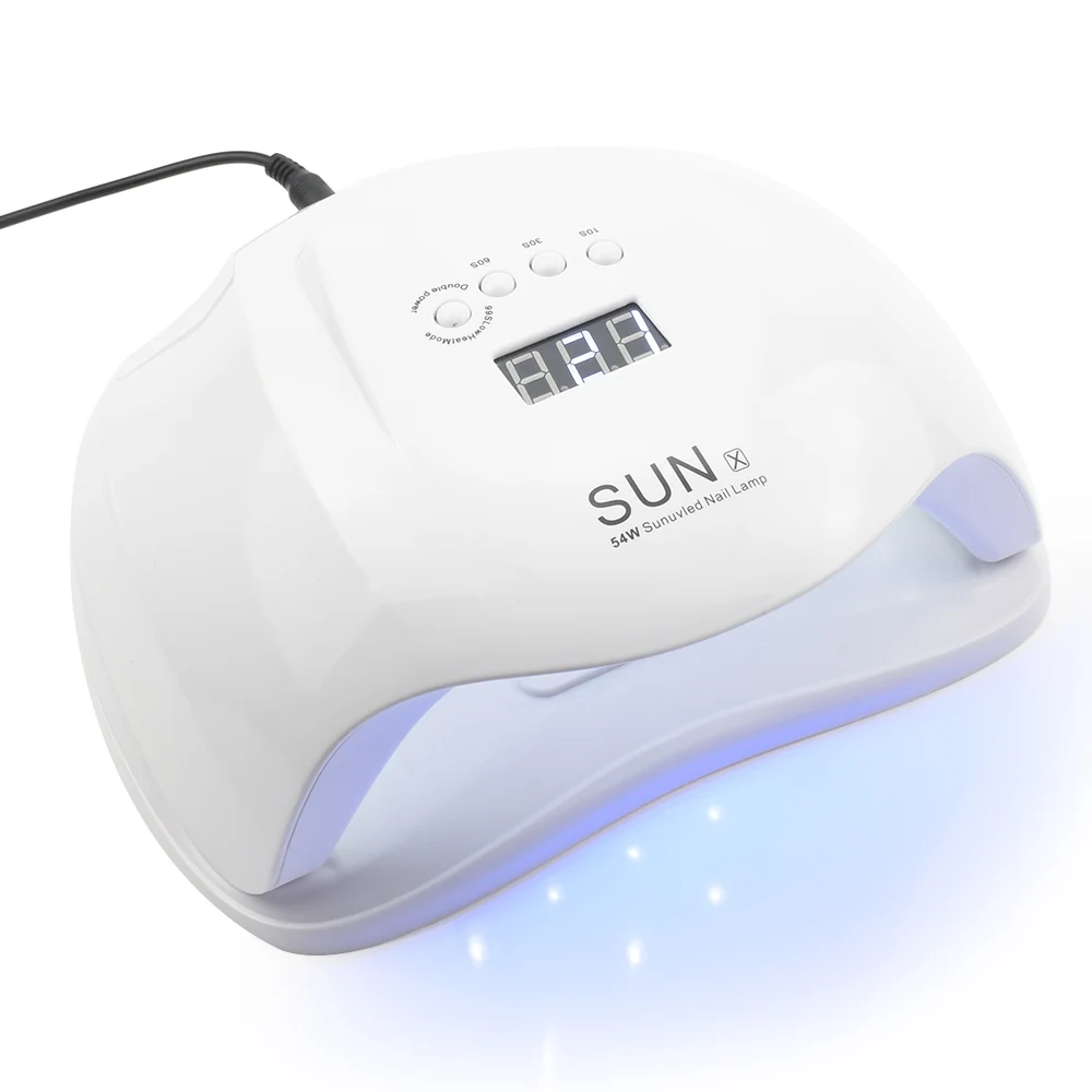54W SUNX SUNX 54 Вт Сушилка для ногтей УФ-светодиодный светильник с ЖК-дисплеем 36 светодиодный s сушилка лампа для отверждения гель-лака машина для автоматического распознавания ногтей Маникюрный Инструмент - Цвет: 54W SUNX
