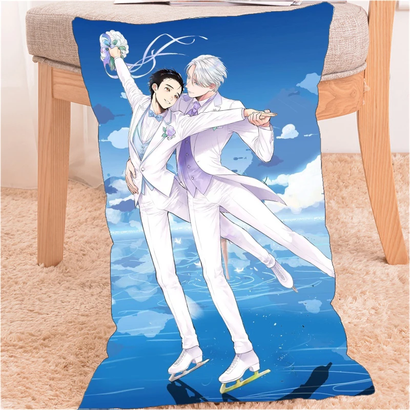 Yuri on ice Katsuki Victor sky dance Yaoi Anime Подушка Dakimakura чехол 60x40 см|Наволочка| |