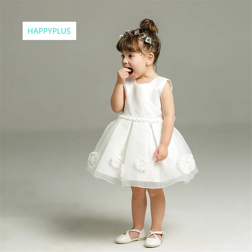 HAPPYPLUS элегантное платье для малышей в возрасте 1 года девочек на первый день